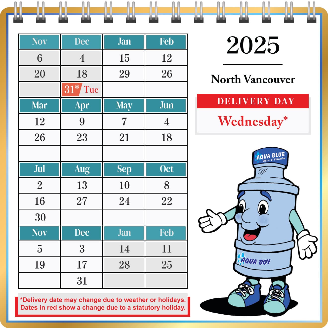 North Vancouver Water Delivery