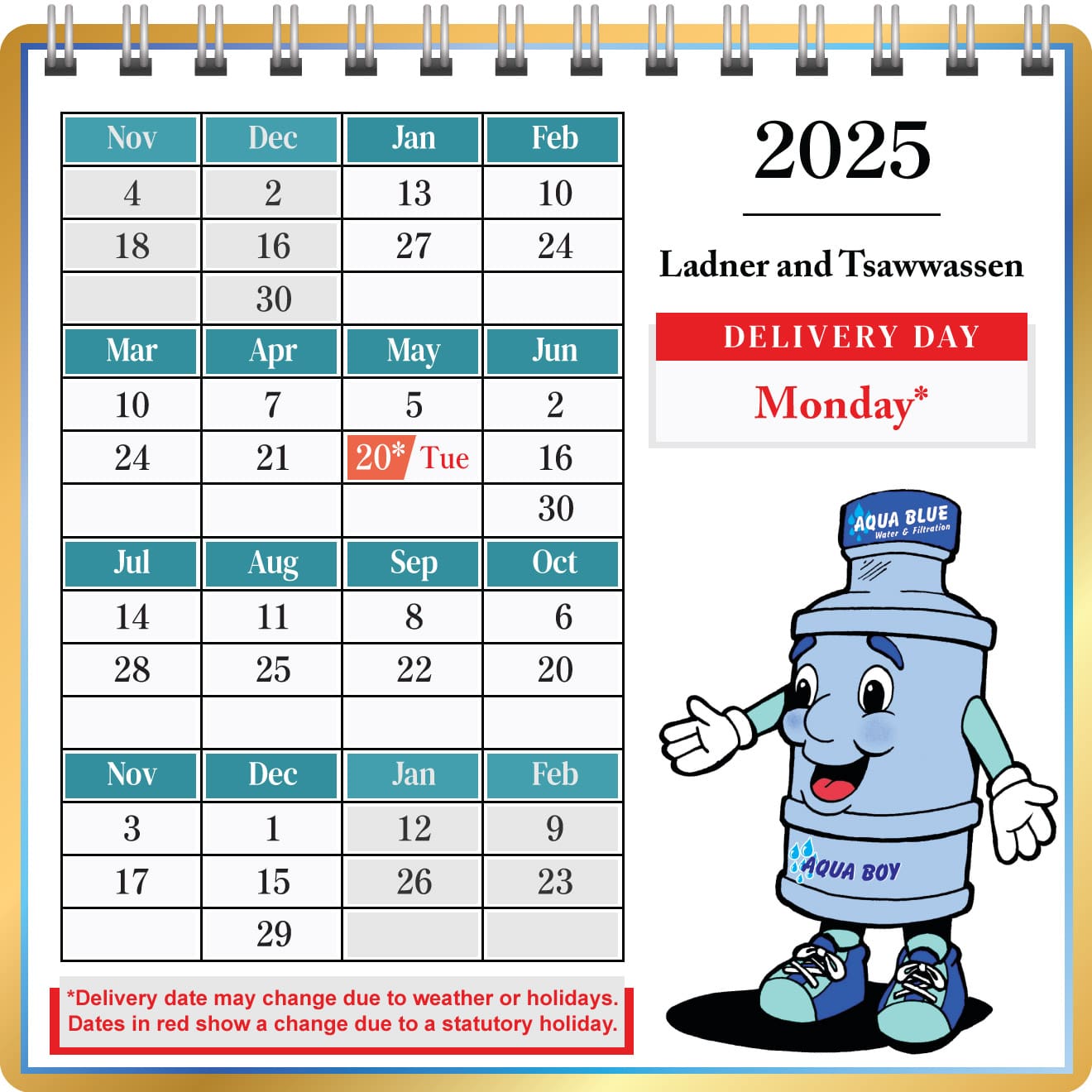 Ladner and Tsawwassen Water Delivery Zone 7